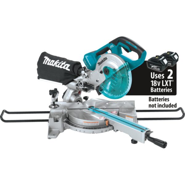 36V (18V X2) LXT® Brushless 7‑1/2" Dual Slide Compound Miter Saw
